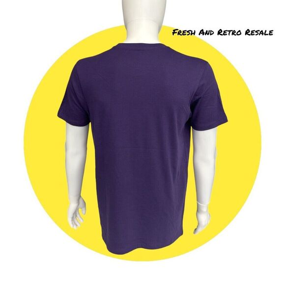 Minnesota Vikings NFL T shirt purple Large brand 47 apparel slip on Soft new - Picture 5 of 7